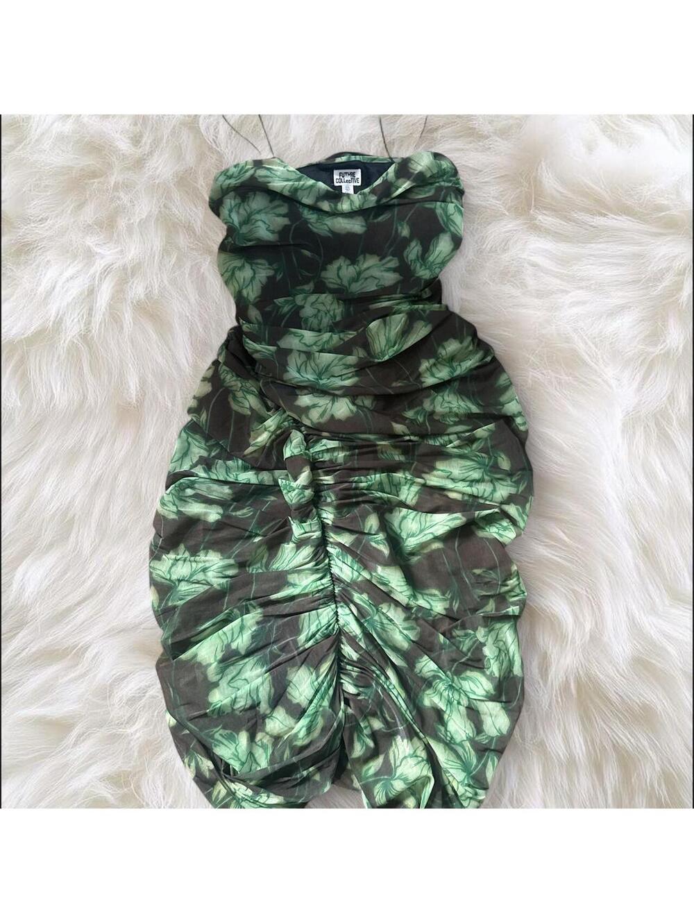 FROM FUTURE Women's Green Dress